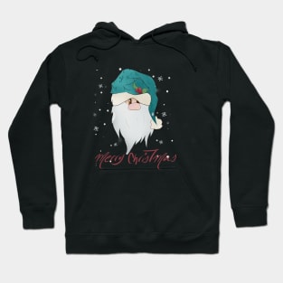 Bearded and adorable Santa Claus Hoodie